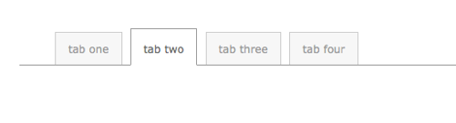 XHTML CSS Tabbed Menu